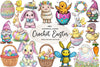 Crochet Easter Clipart Bundle