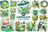 Tropical Spring Clipart Bundle 1