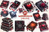 Gothic Valentines Day Books Clipart Bundle