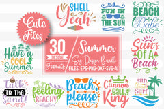 Summer SVG Bundle 9 - CraftNest - Digital Crafting and Art