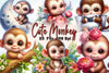 Monkey Clipart Bundle