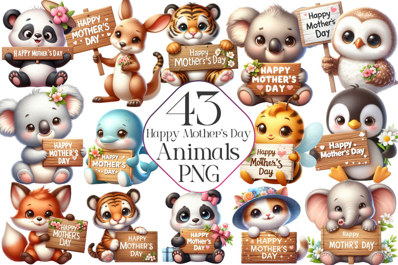 Mothers Day Happy Mothers Day Clipart Bundle - CraftNest - Digital Crafting and Art