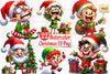 Christmas Elf Christmas Clipart Bundle