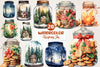Christmas Jar Clipart Bundle