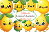 Lemon Character Clipart Bundle
