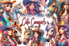 Cowgirl Cowgirls Clipart Bundle