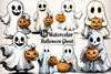 Halloween Ghost Clipart Bundle 1