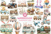 Transportation Easter Clipart Bundle 1