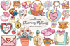 Charming Mothers Day Gift Clipart Bundle