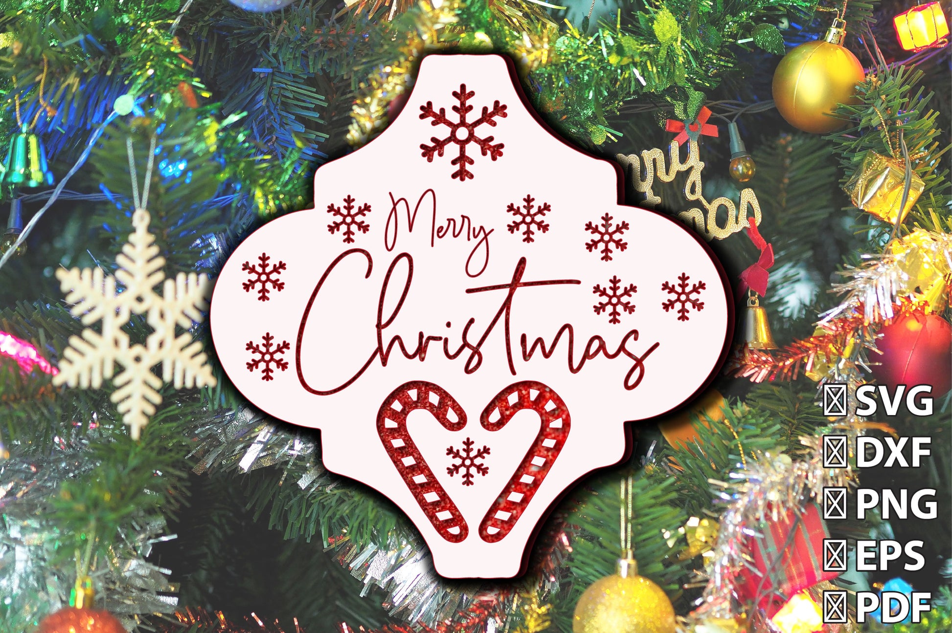 3D Christmas Arabesque Ornament SVG Bundle - CraftNest - Digital Crafting and Art