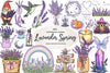 Lavender Spring Clipart Bundle