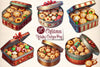 Holiday Christmas Cookies Clipart Bundle