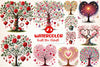 Valentines Day Heart Tree Clipart Bundle