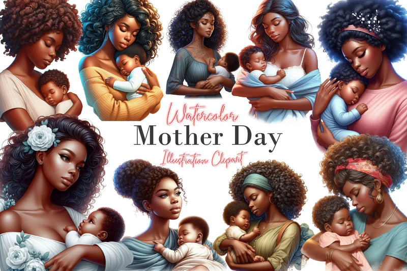 Mother Day Clipart Bundle 2 - CraftNest - Digital Crafting and Art