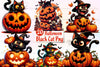 Halloween Black Cat Clipart Bundle 3