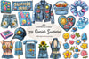 1990 Denim Summer Clipart Bundle