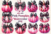 Pink Pumpkin Clipart Bundle 2