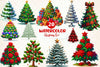 Christmas Tree Clipart Bundle