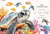 Sea Turtle & Baby Clipart Bundle