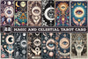 Magic And Celestial Tarot Card Clipart Bundle