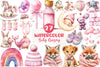 Pink Baby Girl Nursery Clipart Bundle 1