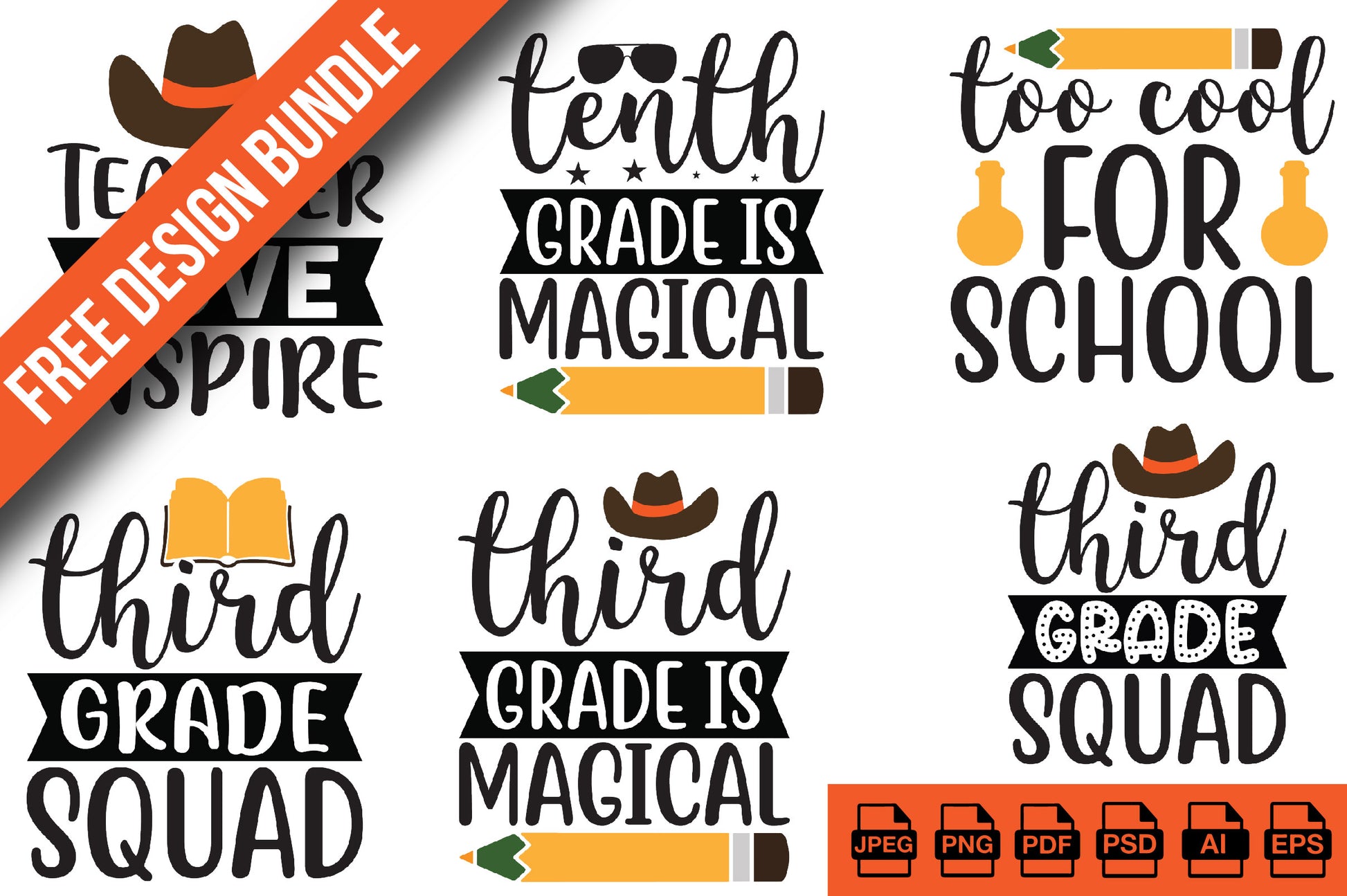 School SVG Bundle 3 - CraftNest - Digital Crafting and Art