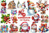Cute Christmas Clipart Bundle