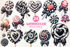Valentine Lollipops Clipart Bundle