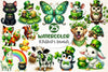 St Patrick's Day Animals Clipart Bundle 4