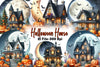 Halloween House Clipart Bundle