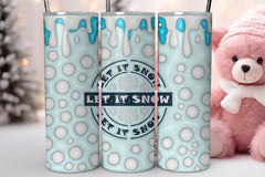 3D Christmas Inflated Tumbler Bundle 1 - CraftNest - Digital Crafting and Art