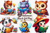 Cute Animals Reading A Book Clipart Bundle