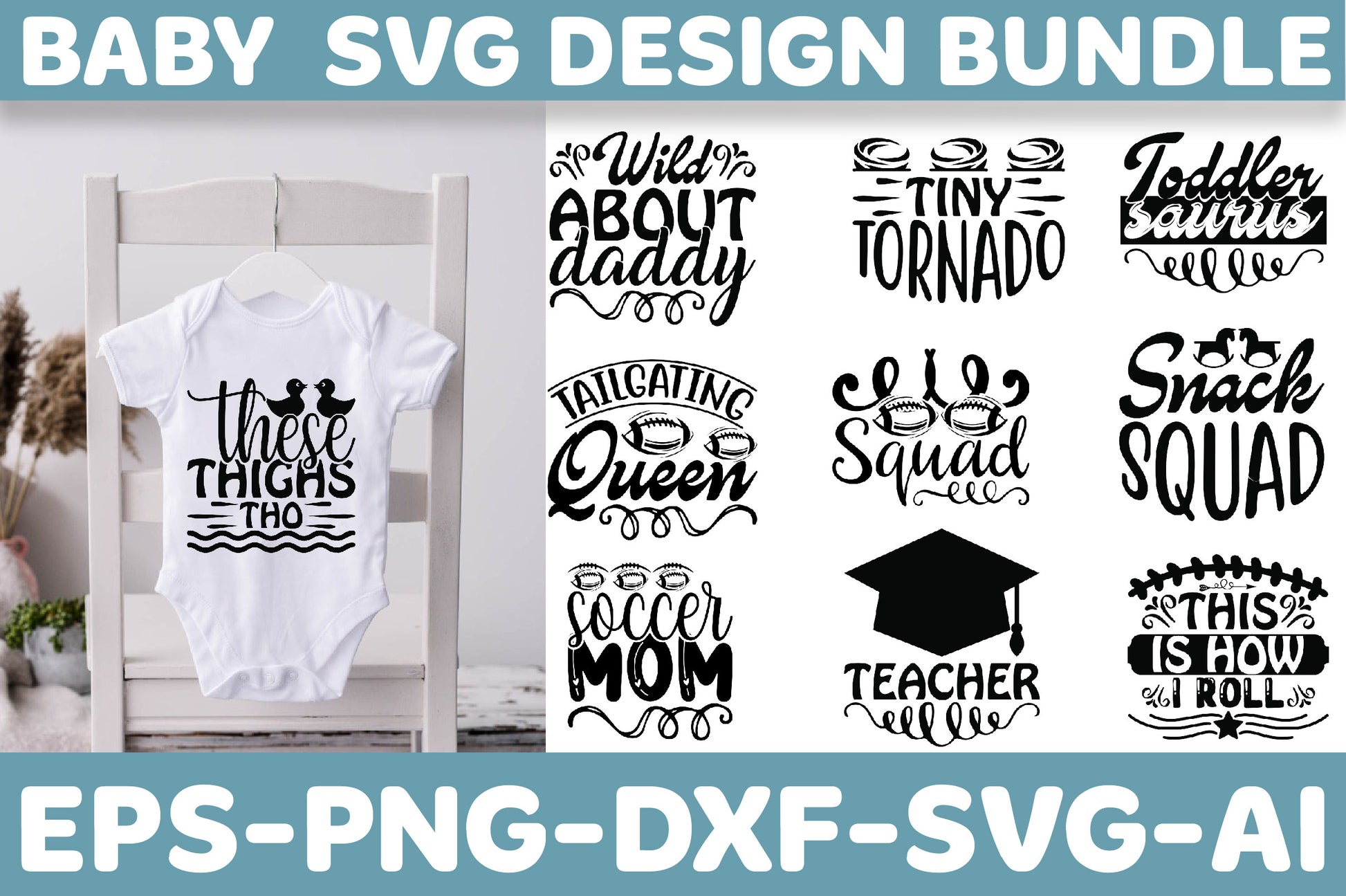 Baby SVG Bundle 12 - CraftNest - Digital Crafting and Art