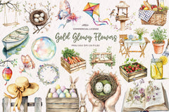 Springtime Activities Clipart Bundle - CraftNest - Digital Crafting and Art