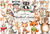 Cute Little Animal Woodland Clipart Bundle