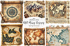 Old Maps Designs Clipart Bundle