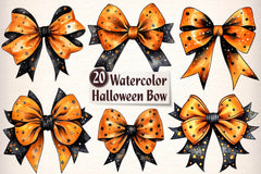 Halloween Bow Clipart Bundle 1 - CraftNest - Digital Crafting and Art