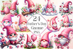 Father Gnome Clipart Bundle - CraftNest - Digital Crafting and Art