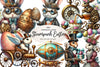 Steampunk Easter Clipart Bundle