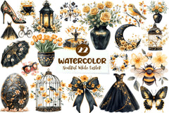 Glamorous Spring Clipart Bundle - CraftNest - Digital Crafting and Art