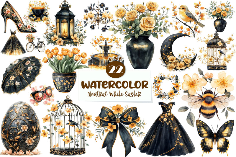 Glamorous Spring Clipart Bundle - CraftNest - Digital Crafting and Art