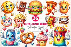 Cute Food Clipart Bundle - CraftNest - Digital Crafting and Art