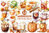 Fall Drinks Clipart Bundle 3