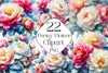 Peony Flower Clipart Bundle