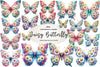 Daisy Butterfly Clip Art Clipart Bundle