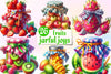 Fruits Jarful Joys Clipart Bundle