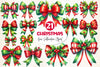 Christmas Bow Clipart Bundle 5