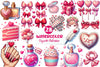 Coquette Valentine Clipart Bundle