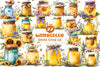 Spring Honey Jar Clipart Bundle