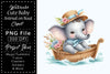 Cute Baby Animals Boat Clipart Bundle 12